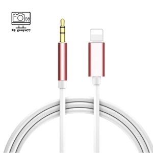 Dây Cáp Âm Thanh Aux 3.5mm Cho IPhone 5 Và Ipad Trên Xe Hơi