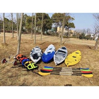 Mái chèo nhôm 2 đầu dành cho thuyền kayak, SUP siêu bền