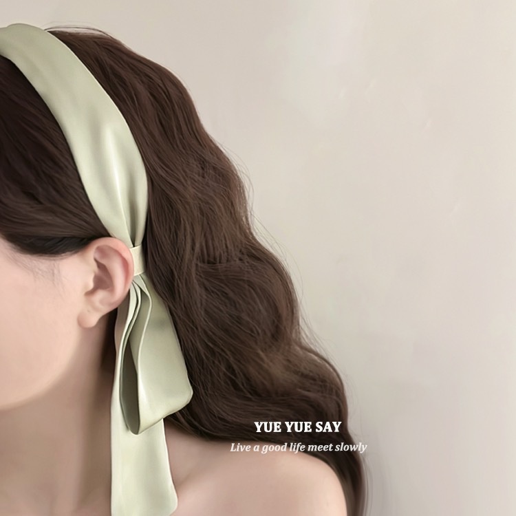 Băng Đô Cài Tóc Ruy Băng Kiểu Pháp Dễ Thương Cho Nữ