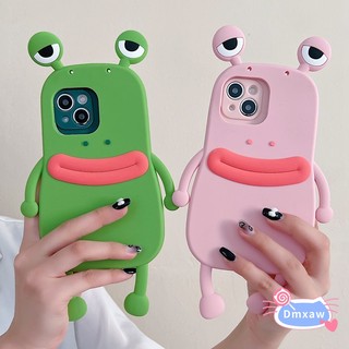 Ốp Điện Thoại Ếch Dễ Thương 3D Cho Vivo IQOO Z10 Turbo + Pro Z10X Neo 10 9 Pro GT Neo7 5G 4G Vỏ Mềm Silicon