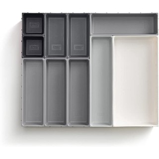 Khay Chia Ngăn Kéo, Đựng Dao Dĩa  Joseph Joseph 85200 Blox Set 10 Màu Ghi Sang Trọng GermanySnT HCM 140004