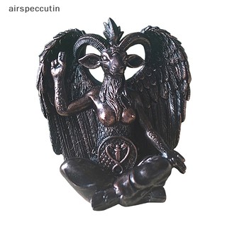 Airspecutin Satan Dê Baphomet Tượng Cửa Gõ Tấm Trang Trí Tường Mảng Bám Nhựa Thủ Công Đồ Trang Trí Tôn Giáo Điêu Khắc Trang Trí Nhà EN
