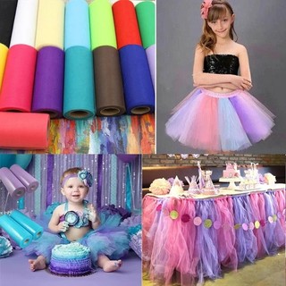 25 yards Vải tuyn Lưới DIY Váy Cưới Vải Trang Trí Sheer Cuộn Vải Cuộn Hình Cưới Trang Trí Giáng Sinh Cho Bé Trang Trí Tiệc Cung Cấp