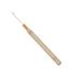 WEETW 3 Cái / bộ Móc Kim, Đan Tay Cầm Bằng Gỗ Móc, Dụng Cụ May Kim Loại Tóc Nối Dài Tóc Dệt Micro Hook DIY