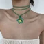 YOI Nhiều Màu Sắc Hoa Mặt Dây Chuyền Vòng Cổ Acrylic Hoa Mai Quyến Rũ Xương Đòn Dây Xích Hoa Rỗng Choker Tiệc Cưới Orname