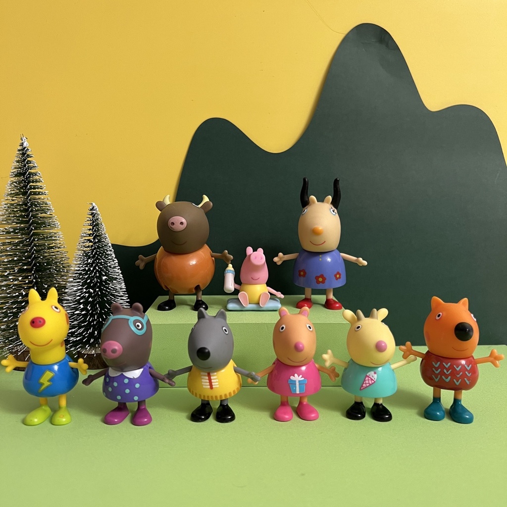 Mô Hình Búp Bê Nhân Vật Hoạt Hình Peppa Pig Anpanman