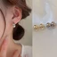 Khuyên Tai Doudou Màu Vàng / Bạc Thời Trang 2023 Dành Cho Nữ