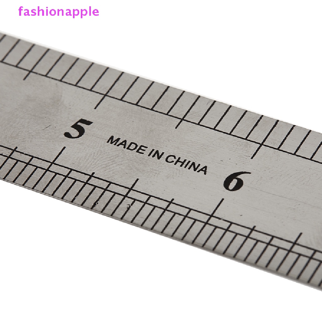 Thước Đo Hai Mặt Bằng Thép Không Gỉ 15-30cm