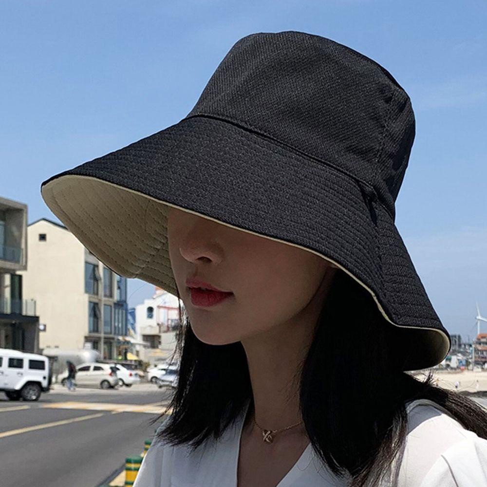 Mũ xô HOBBYIN Nam Nữ Xuân Hè Chống tia cực tím Mũ chống nắng di động