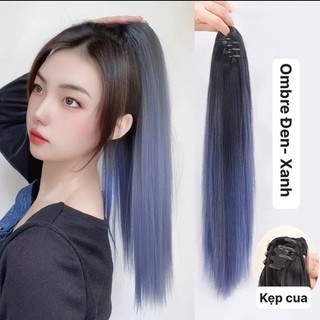 Tóc giả Ngoạm Thẳng Ombre Cao Cấp Cho Nữ HaminStore