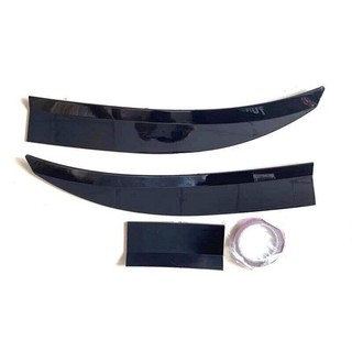 Cánh lướt gió ô tô đa năng, Cánh lướt gió phía sau có thể điều chỉnh Lip Roof Tail Wing Phụ kiện, Đen