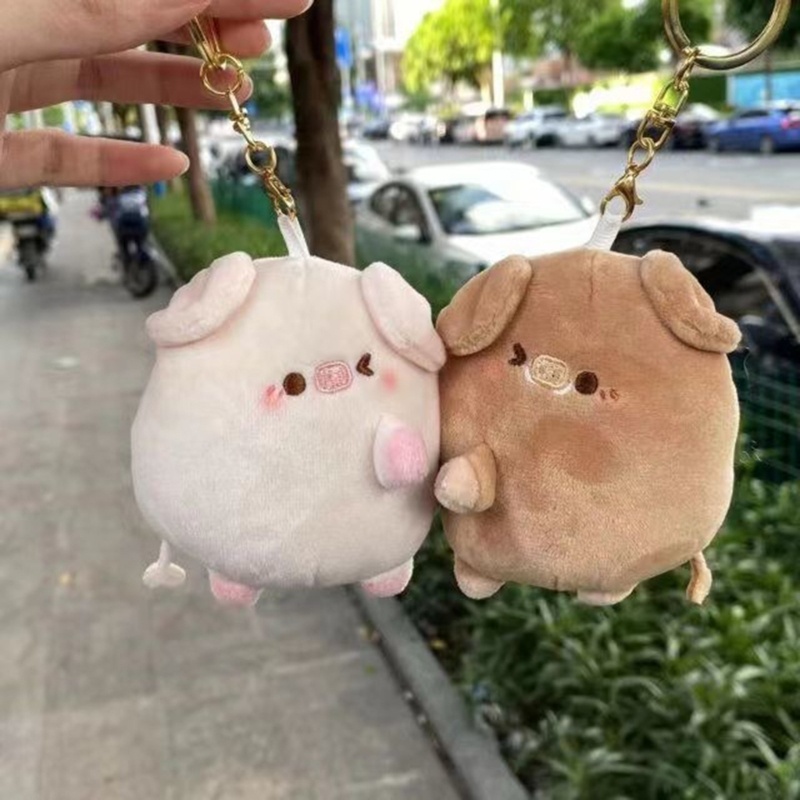 2 Móc Khóa Hình Đồ chơi nhồi bông Đáng Yêu