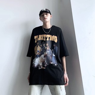 Áo Thun Đen Tay Ngắn In Họa Tiết Hoạt Hình Demon Slayer Phong Cách Hàn Quốc Cổ Điển Thời Trang Unisex 2023 Y2K