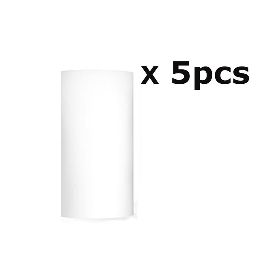 5 Rolls 57*30mm Color Printer Paper Selfadhesive Printable Sticker