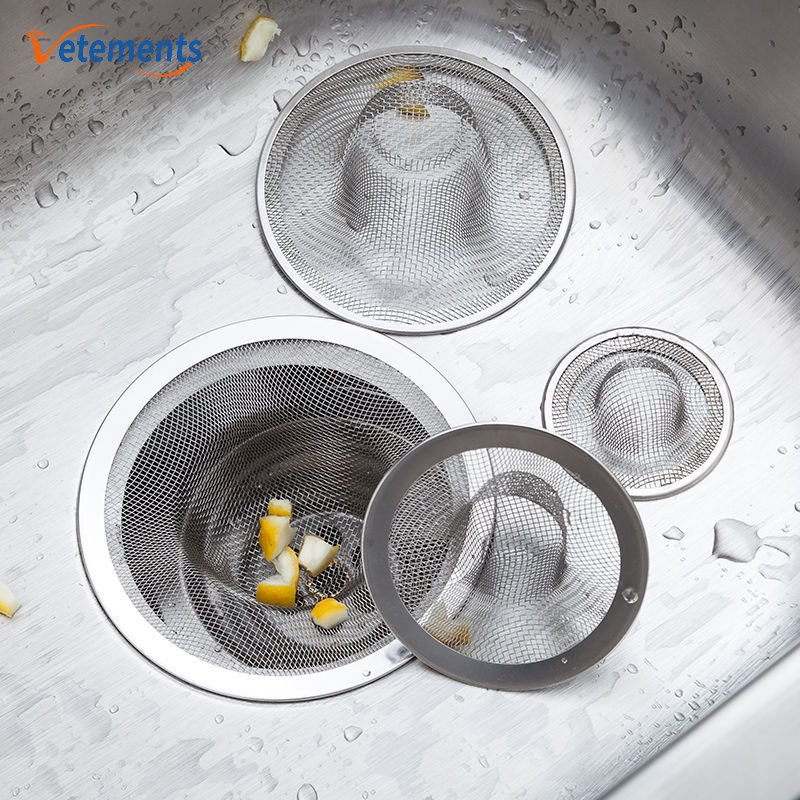 1 Lưới Lọc Rác Bồn Rửa Chén / Nhà Tắm Bằng Thép Không Gỉ Hình Nón Rơm ...