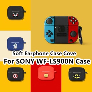 【 imamura 】 Dành Cho Ốp Lưng SONY WF-LS900N Phim Hoạt Hình Sáng Tạo Cá Mập Cho Sony LinkBuds S Vỏ Tai Nghe Mềm