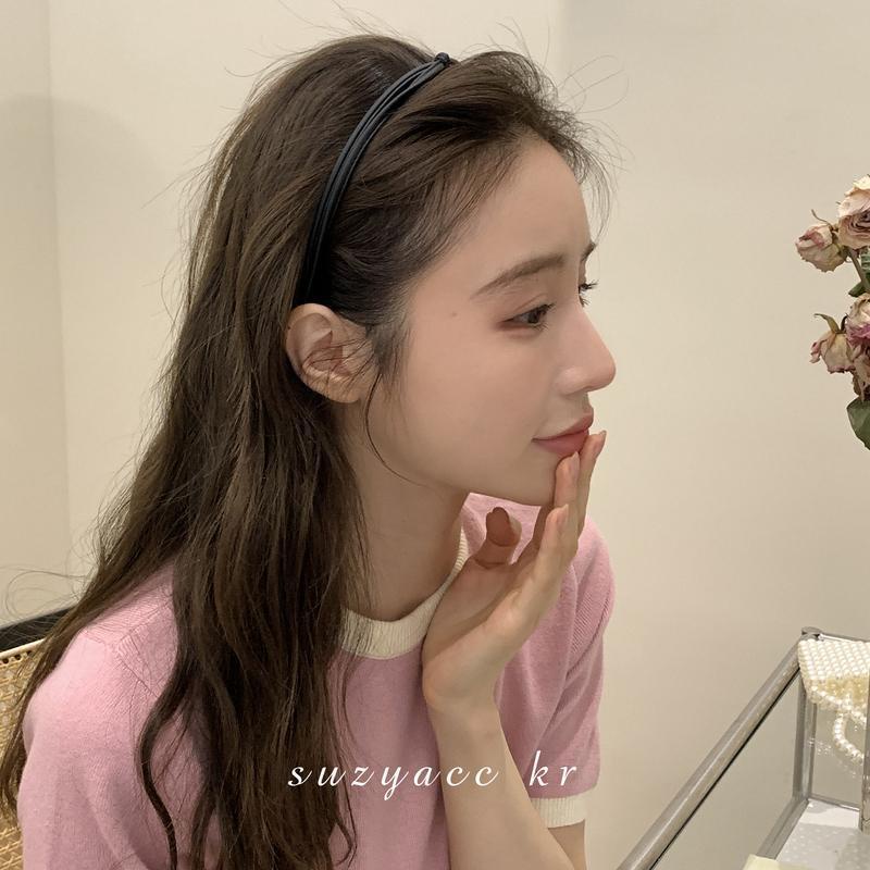 Băng Đô Da Thời Trang Hàn Quốc Dành Cho Nữ