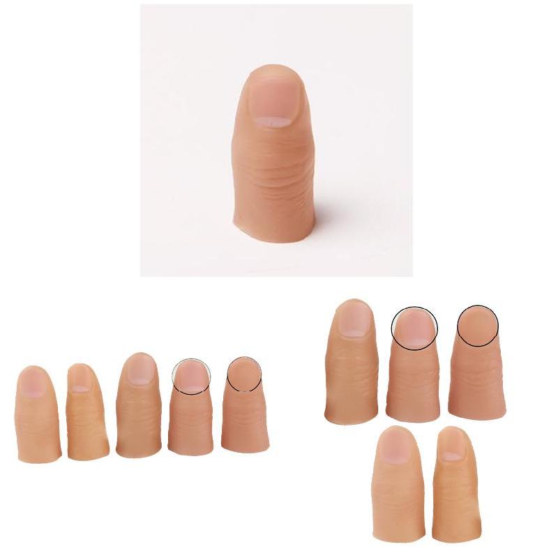 5 Chiếc Ngón Tay Ảo Thuật Lừa Giả Mềm Ngón Tay Cái Đầu Cận Cảnh Sân Khấu Thể Hiện Chống Đỡ Đồ Chơi Prank
