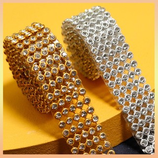 Cuộn Dây Đá Giả Kim Cương Tự Dính 1.2M Trang Trí Đa Ứng Dụng