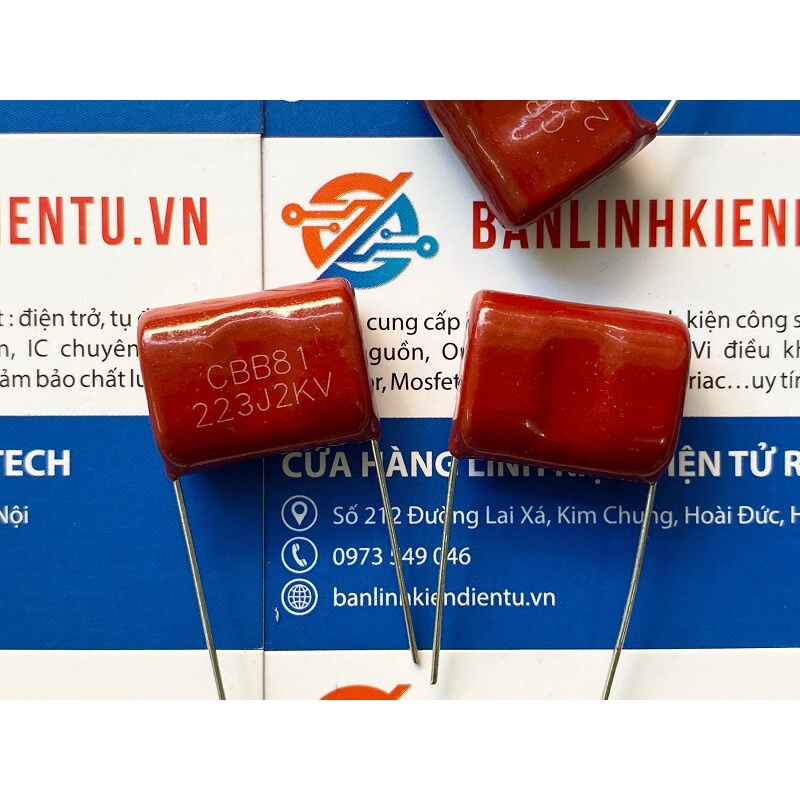 Condensatore 10uf E-First 20PCS CBB81 223J 2000V 0.022UF 22NF P20 Metallized Film Capacitor Pitch=20mm Condensatore Cbb81 1000v - Foto 4