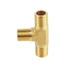 JUIC Vòi Barb, Tee Loại Đồng Ống Khớp, Bền 1 / 8 "1 / 2" 3 / 4 "1" Ống Đồng Lắp Ống Khí Nén Khớp Nối Bộ Chuyển Đổi Ống PE PU