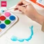 Màu nước dạng nén Deli 8 12 21 màu phiên bản mới Water color kèm cọ vẽ chuyên nghiệp