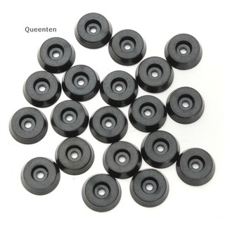 Queenten 20 Cái / bộ Bàn Cao Su Ghế Chân Miếng Lót Sàn Bảo Vệ 18x15x5mm QT