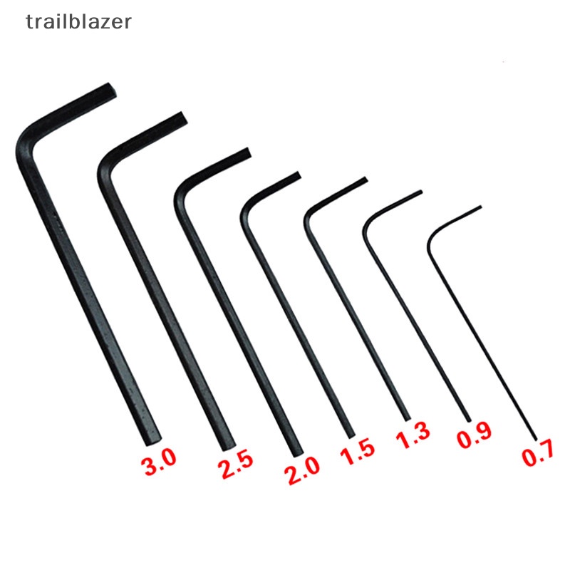 Trailblazer 7 Cái / lốc 0.5 Mm-3 Mm Lục Giác Lục Giác allen Bộ Chìa Khóa Cờ Lê Bộ Dụng Cụ Mới