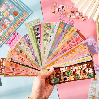 MEOWU Set 8 Sticker Phong Cách Dễ Thương Trang Trí Đồ Dùng Học Tập Vật Dụng Cá Nhân