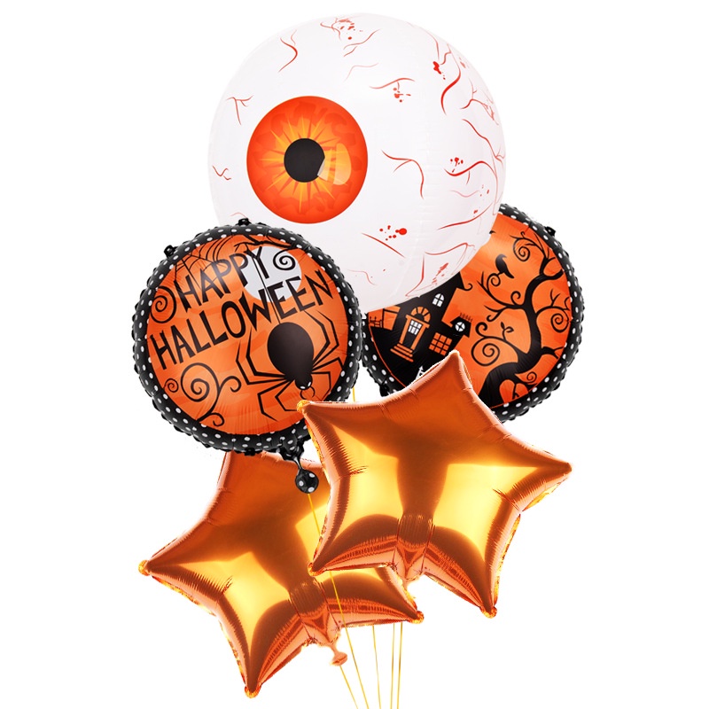 Halloween foil balloon ghost pumpkin balloons terror party trang trí inflatables