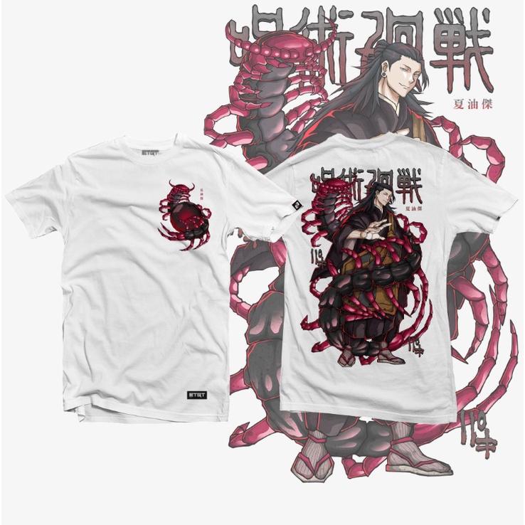 Áo thun cosplay YB1 Jujutsu Kaisen Suguru Geto, unisex, tay ngắn, thời trang plus size