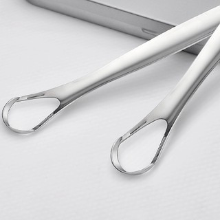 Dụng cụ vệ sinh lưỡi cao cấp, cạo lưỡi sạch, nạo lưỡi bằng inox cho người lớn SUNNY DAY