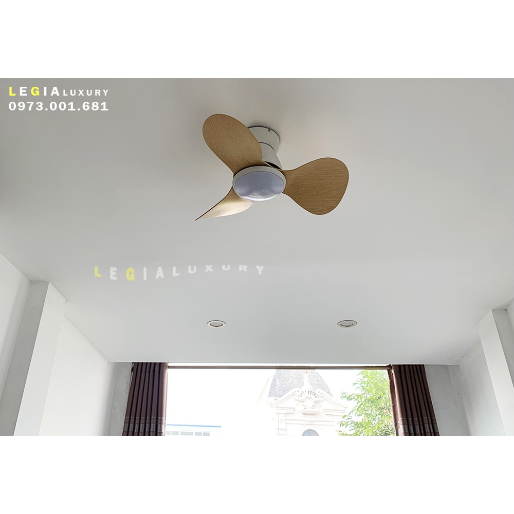 Ảnh Quạt Trần Mini 3 Cánh Giá Rẻ LÊ GIA LGFAN730V - Chiều Cao 22cm - Sải Cánh 61cm - Bảo Hành 5 Năm 3