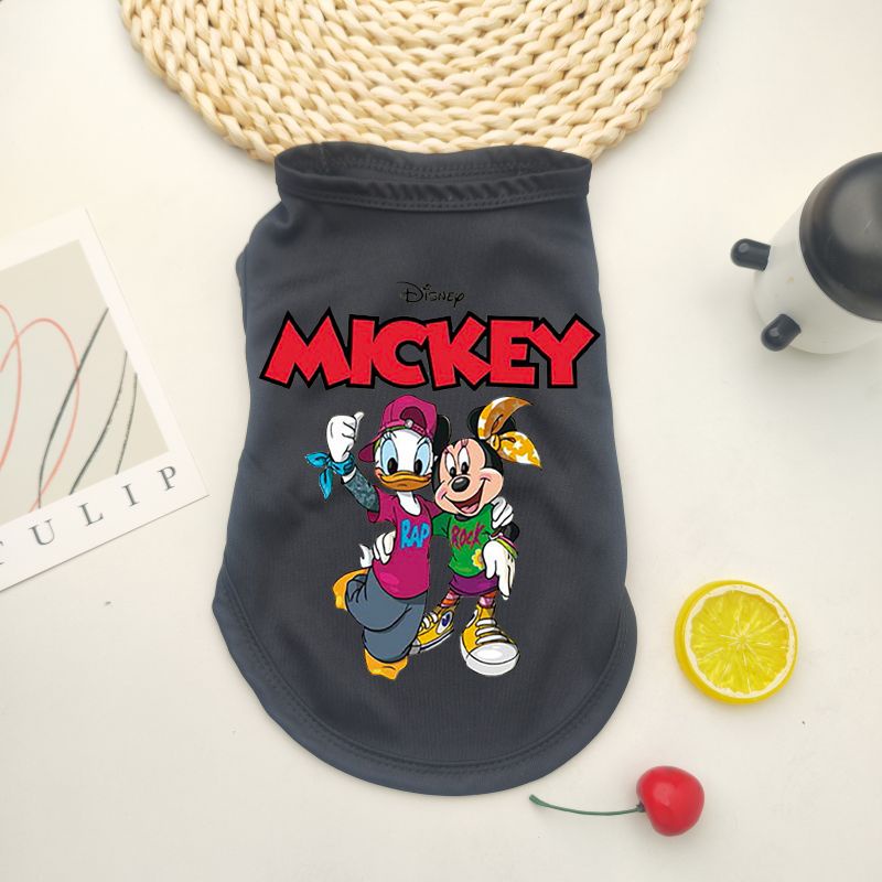 (MớI) Áo Thun Cotton HìNh ChuộT Mickey / Minnie Cho Thú Cưng