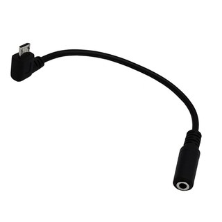 Micro USB Male to 3.5mm Jack  Adapter Cable Connector Adapter Cable 0.15M