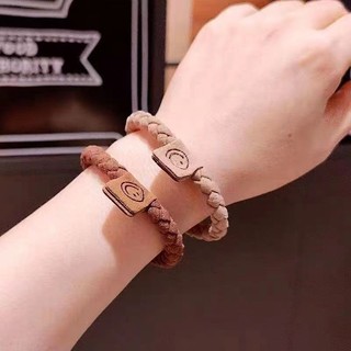 Dây Cột Tóc Co Giãn Hình Mặt Cười Dễ Thương Cho Bé Gái