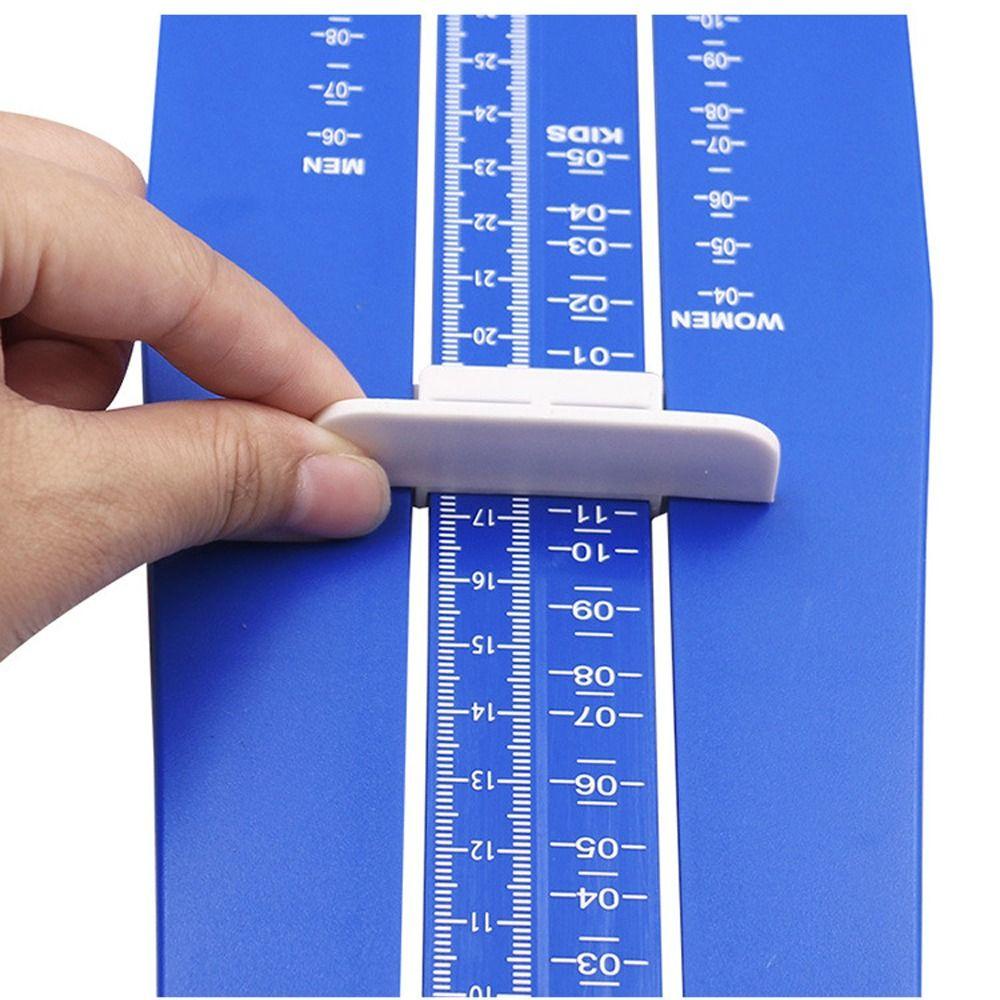 WEETW Đo Chân Đồng Hồ Hữu Ích Đơn Giản Nhựa Có Thể Điều Chỉnh Phạm Vi Giày Đo Kích Thước Dụng Cụ Giày Phụ Kiện Dụng Cụ Đo Chân