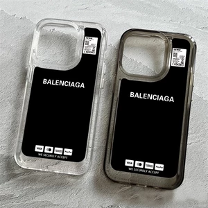 BALENCIAGA Ốp Điện Thoại Trong Suốt Chống Sốc Cho iphone 14 11 13 12 X XS Pro Max xr Mini xr Samsung Galaxy S23 S22 ultra plus