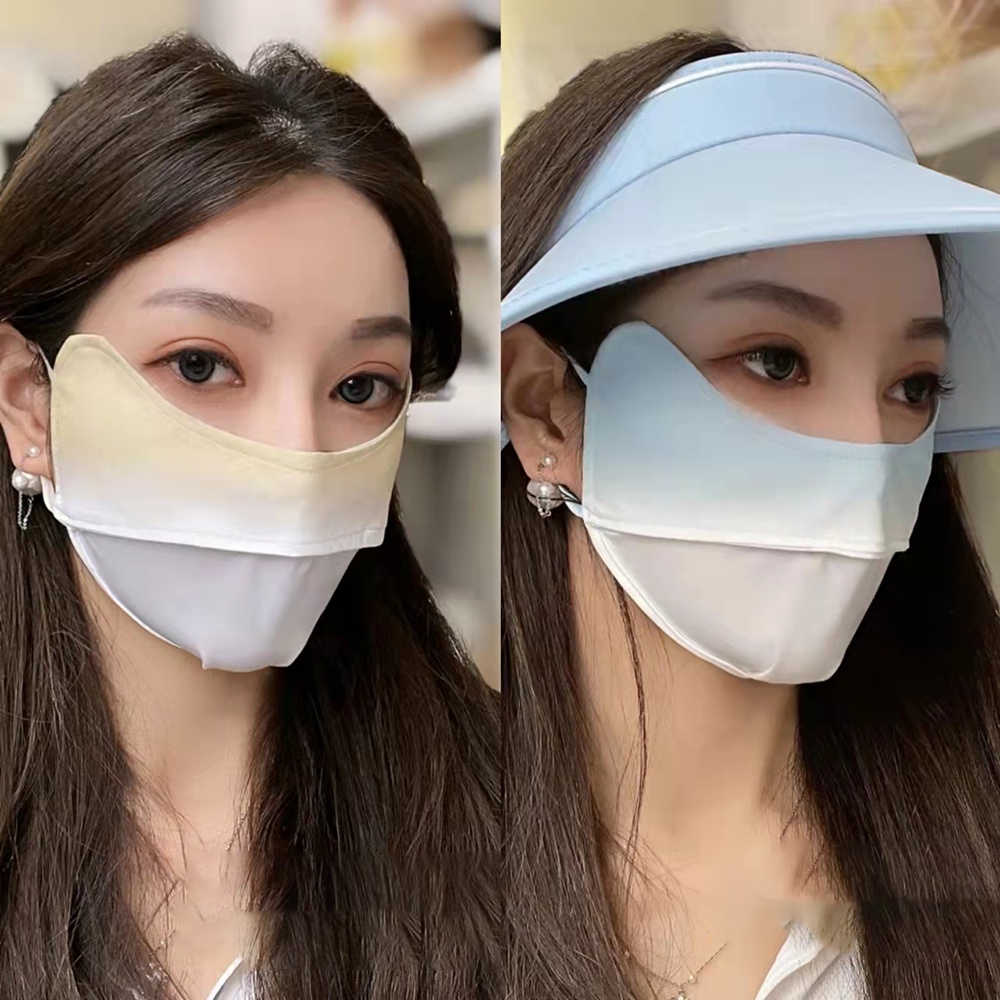 Ảnh Khẩu trang thể thao ANNIES vải lụa băng có thể điều chỉnh thoáng khí chống tia UV chống nắng cho nam và nữ 1