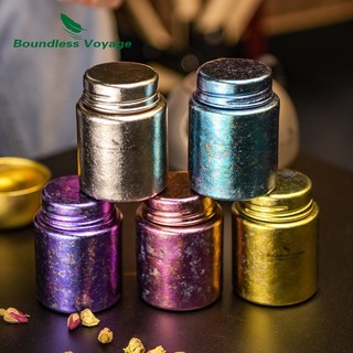 Hộp Thiếc Mini Siêu Nhẹ Đựng Trà / Cà Phê / Trà Tiện Dụng