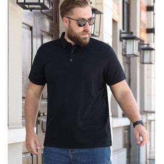 Áo Thun Polo Phối Lưới Plus Size Cho Nam 10XL 12XL