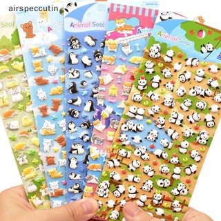 Airspeccutin Sticker Dán Trang Trí Nhật Ký Hình Gấu Trúc Chim Cánh Cụt / Chim Cánh Cụ