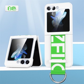 Dây Đeo Cổ Tay Vòng Ốp Lưng Samsung Galaxy Z Flip 5 Z Flip 7 Z Flip 6 Khóa Kim Loại Vỏ Chữ Cứng Pc Vỏ