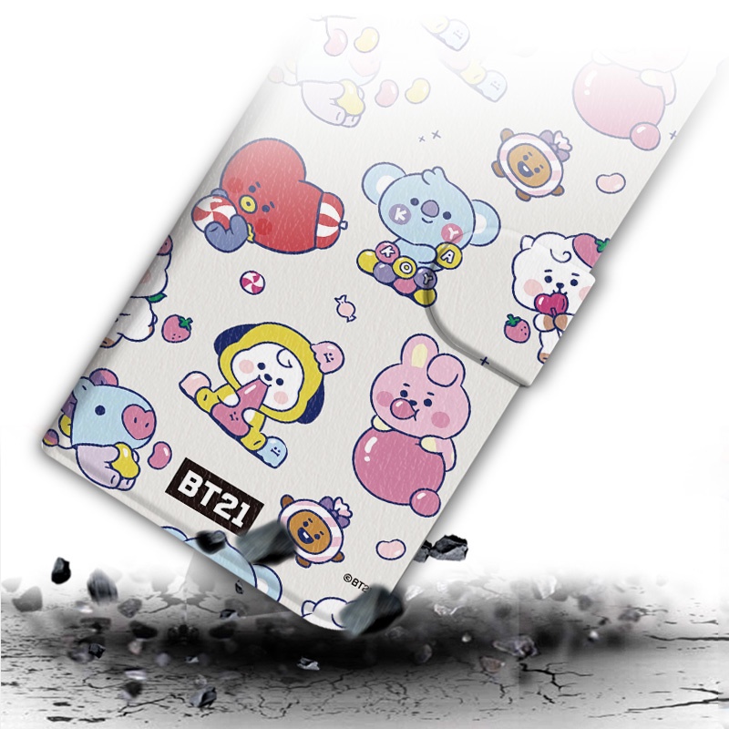 Bao Da Điện Thoại Nắp Lật Hít Nam Châm Hình Hoạt Hình Cho iPhone 7 / 8 Plus XR XS 11 Pro Max i8 SE3 Apple