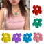 BTF Mini Acrylic Hoa Charm Mặt Dây Chuyền Hạt Rời Hoa Quyến Rũ DIY Trang Sức Làm