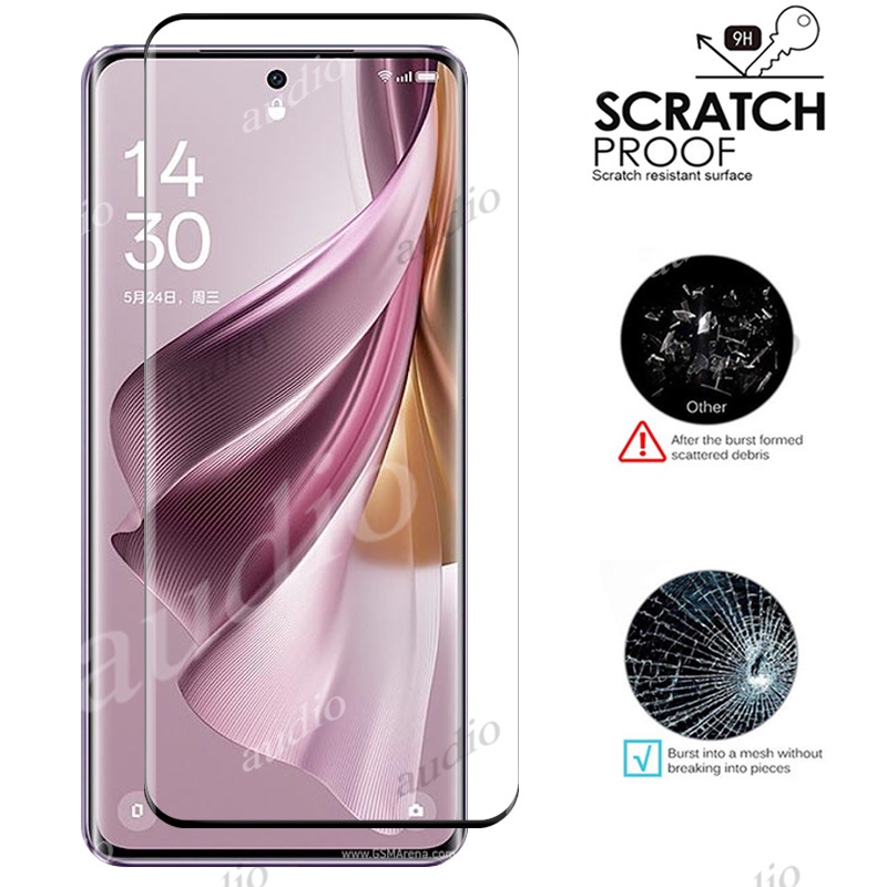Set 3 Kính Cường Lực 3D Bảo Vệ Màn Hình Oppo Reno 10 11 Pro Plus 10Pro 10Pro + 11Pro 5G 2023 Reno10 Reno11 Pro + Pro + Reno11Pro
