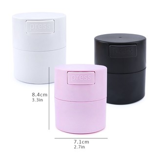 Hũ đựng keo LASHES SUPPLY loại 1 _ hũ gạo đựng keo, màu đen + màu hồng - DỤNG CỤ NGHÀNH MI - MI FAN SẴN