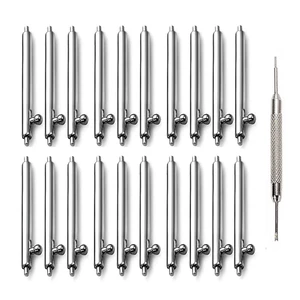 Bộ 2 Thanh Ghim Đồng Hồ Đường Kính 20mm 22mm 1.5mm 23mm 12mm