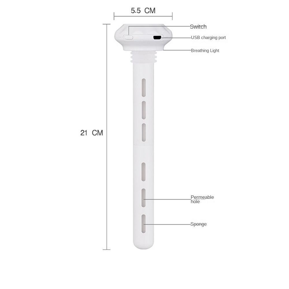 Máy tạo độ ẩm không khí USB TOPTOOLCX, Đèn LED khuếch tán tinh dầu ABS, Máy tạo sương mù ánh sáng lãng mạn Anion di động tại nhà