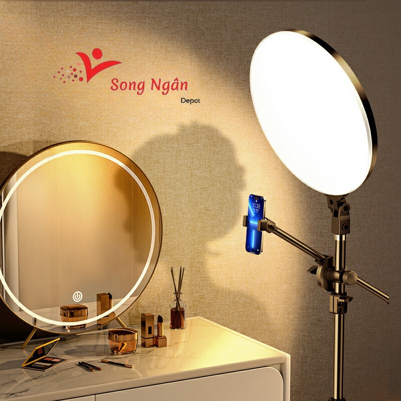 Đèn Livestream 26 33 45 cm kèm Điều Chỉnh Ánh Sáng Hỗ Trợ Chụp Ảnh Quay Video Chuyên Nghiệp